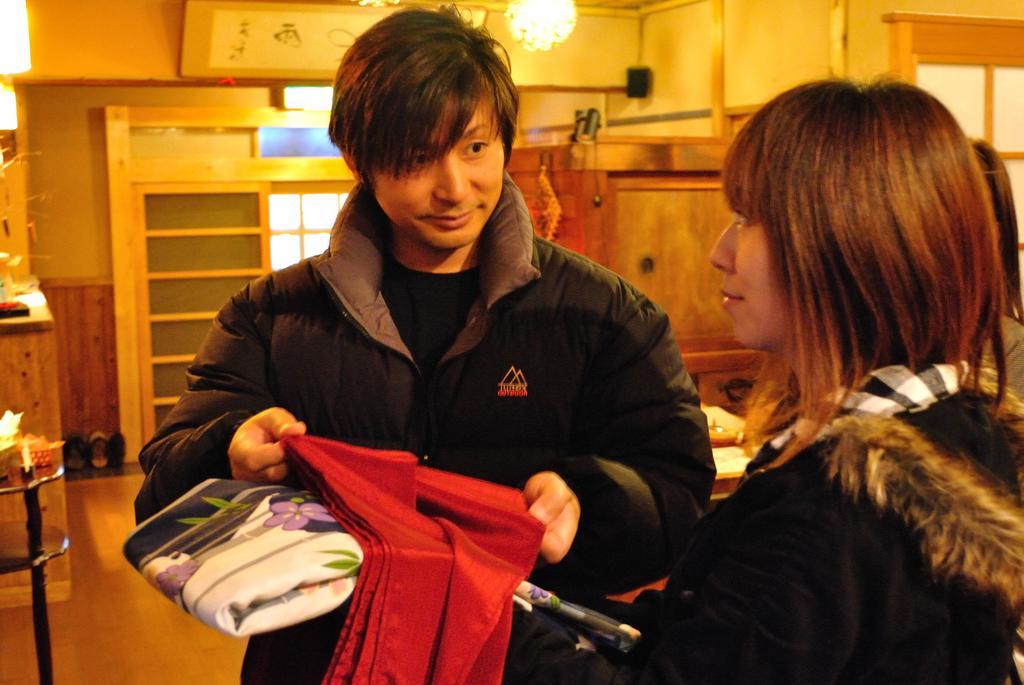 Ban-Ya Hot Spring Inn Yufu Bagian luar foto